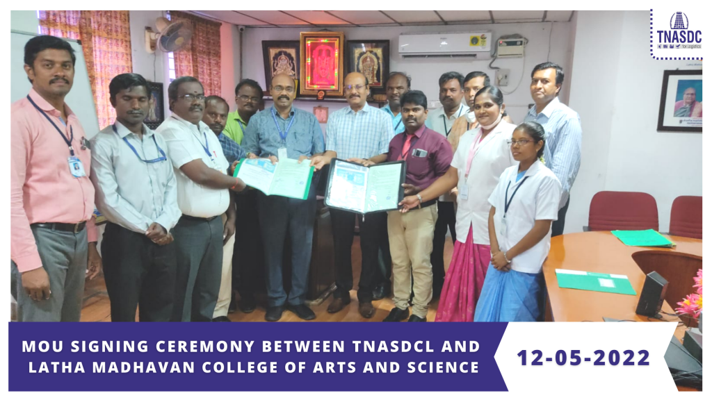 TNASDCL is proud to associate with Latha Mathavan Arts and Science College for Skill Training and Career Development of the Students in the Logistics Sector